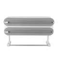 Miniatyrbillede 1 af 2: Væghængt Plastfolie Dispenser, Aluminiumfolie Skærer, Pladsbesparende Køkkenorganisator,Grå, M