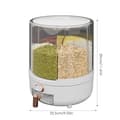 Miniatyrbild 3 av 4: Risdispenser, 360-graders roterande bas, transparent visningsfönster,L