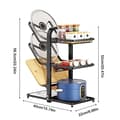 Miniatyrbild 2 av 2: Bänkskapsorganisatör, Flera nivåer design, Hållbar metallkonstruktion,B