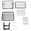 Miniatyrbillede 1 af 2: Køkkenorganisatorhylde, 5-lags design, høj belastningskapacitet,sort
