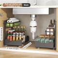 Miniatyrbillede 2 af 2: Skabsorganisator, Justerbar Højde, Dobbelt Lag,2STK