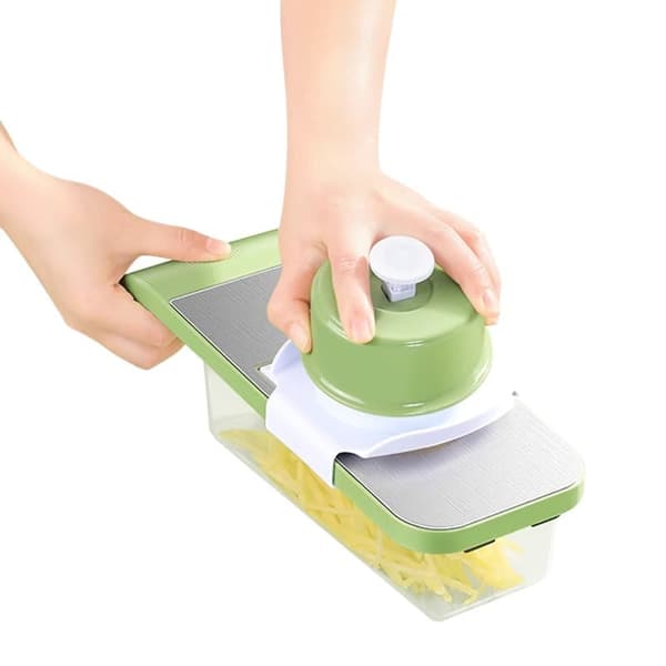 Hushåll multifunktionell grönsaksskärare Potatisstrimlare Shredder Köksinsats grönsaksskivare