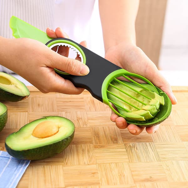 Monitoiminen hedelmäviipalointiKiivi avokado viipalointiAvokado SlicerAvokado Avokado Veitsi 3 in 1