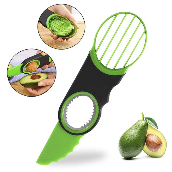 Monitoiminen hedelmäviipalointiKiivi avokado viipalointiAvokado SlicerAvokado Avokado Veitsi 3 in 1