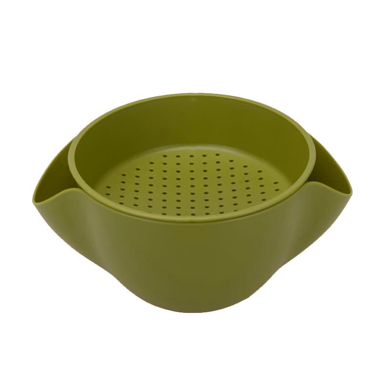 Skål / Durkslag Kombination - Grön, S