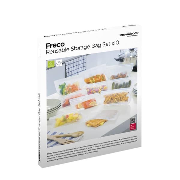 10x Förvaringspåsar - Freco