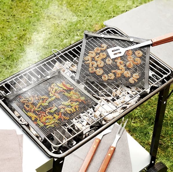Grillpåse - Förslutningsbar nätpåse till grillen