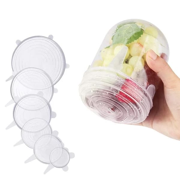 Universala Silikonlock i olika storlekar 6-pack