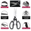 Pikkukuva 2 / 10: Scissors Multifunctional Powerful Scissors Stainless Steel