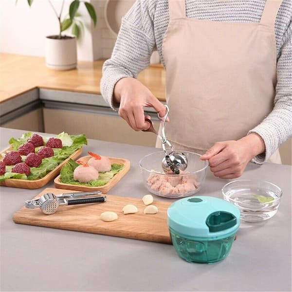 Stainless Steel Meatball Scoop Meat Baller Dough Melon Ice Cream