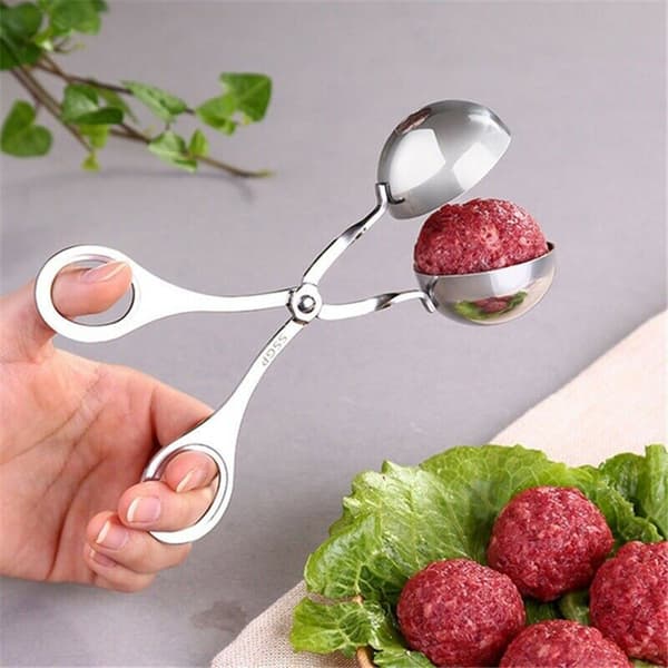 Stainless Steel Meatball Scoop Meat Baller Dough Melon Ice Cream