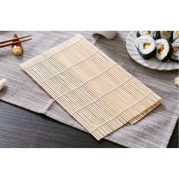Sushi rulle bambu matta handrulle med Rissked