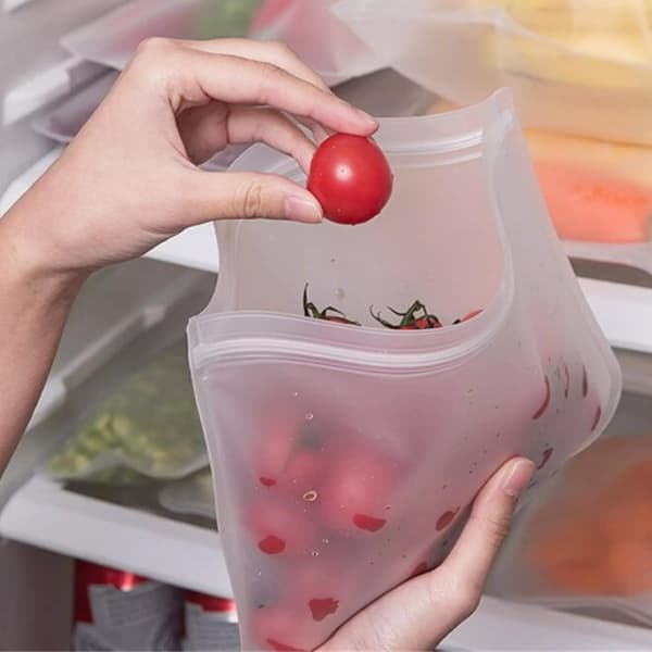 Förslutningsbar Plastficka för Matförvaring