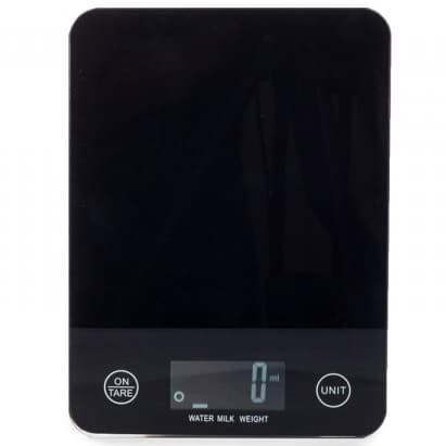Digital Köksvåg i Glas med LCD - 5KG