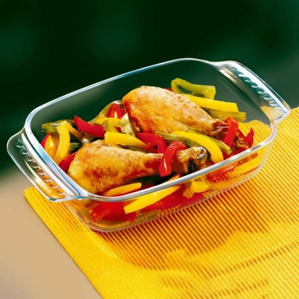 Ovnskål Pyrex 228B000/5640 Gjennomsiktig Glass 22 x 13 x 5 cm