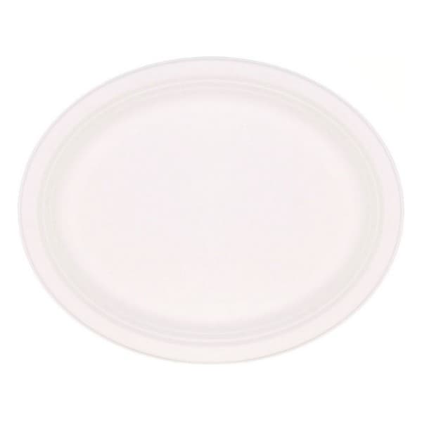 Snacksbrett Viejo Valle Hvit Oval 32 x 25,5 x 2 cm Snacksbrett