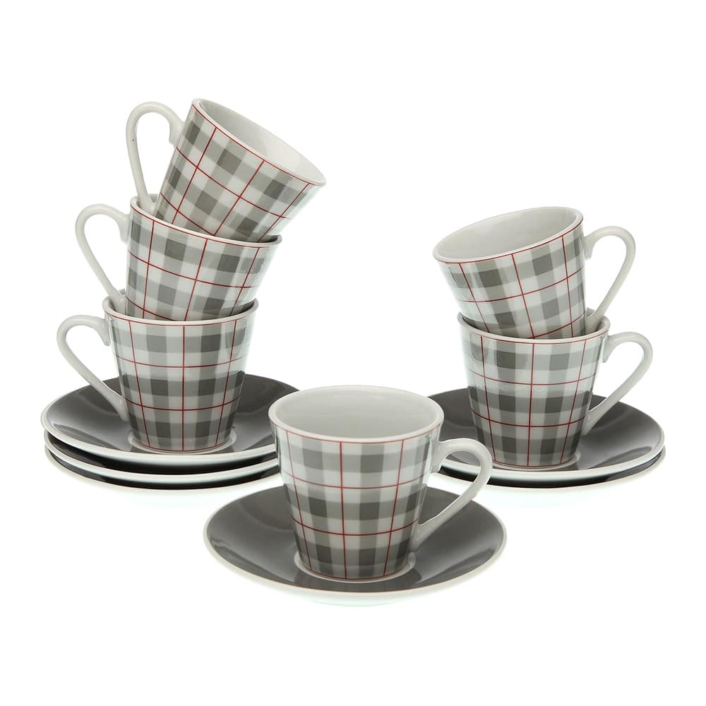 Set med kaffekoppar Versa Camy Porslin (6 Delar) (5,8 x 6 x 5,8 cm)