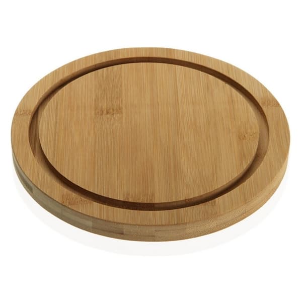 Bricka med lock Versa Transparent Bambu polystyren