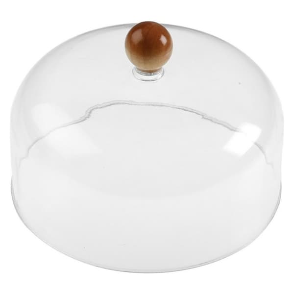 Bricka med lock Versa Transparent Bambu polystyren