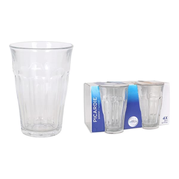 Glassæt Duralex 1029AC04 Krystal 360 ml (4 enheder)