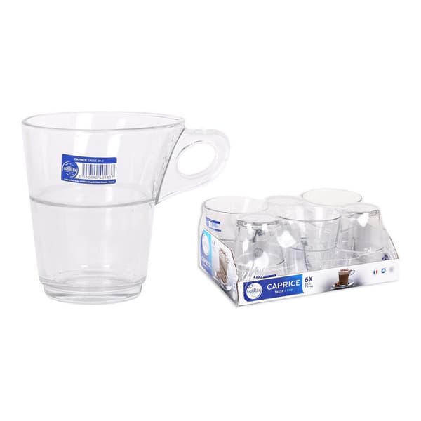 Delers Kaffekoppsett Duralex Caprice 220 ml 22 cl 6 Deler (6 enheter)