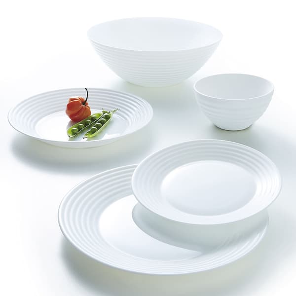 Dessertskål Luminarc Harena Hvit Glass (Ø 19 cm)