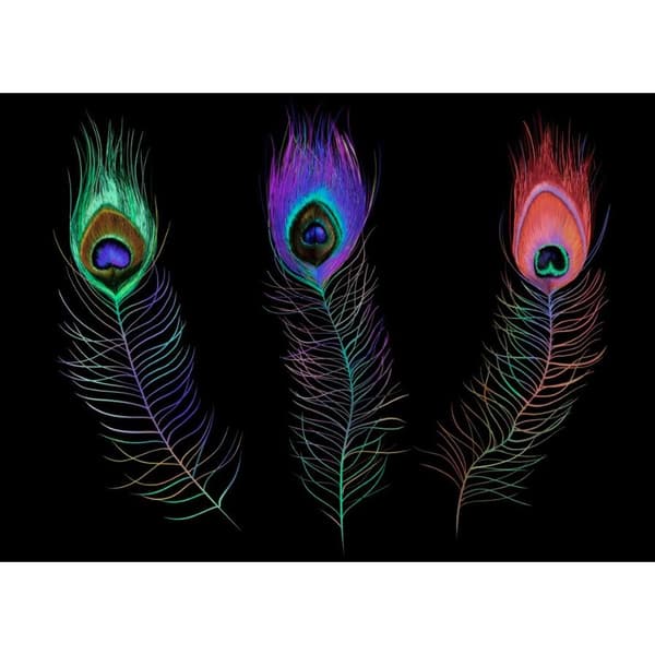 Brett DKD Home Decor 8424001892549 48 x 38 x 7 cm Svart Flerfarget PVC