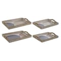 Miniatyrbilde 3 av 3: Brett DKD Home Decor 40,6 x 30 x 6 cm Beige Blå Tre MDF (2 enheter)