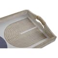 Miniatyrbilde 2 av 3: Brett DKD Home Decor 40,6 x 30 x 6 cm Beige Blå Tre MDF (2 enheter)