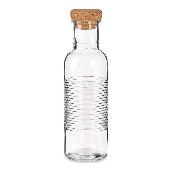 Flaske Pasabahce Hoop Gennemsigtig Natur Kork Glas 1,07 L