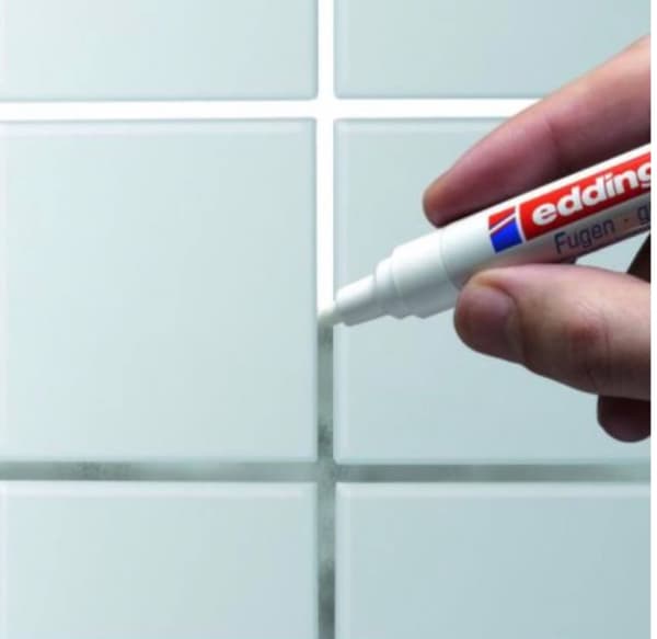 Fogpenna för Kakel - Vit Färg