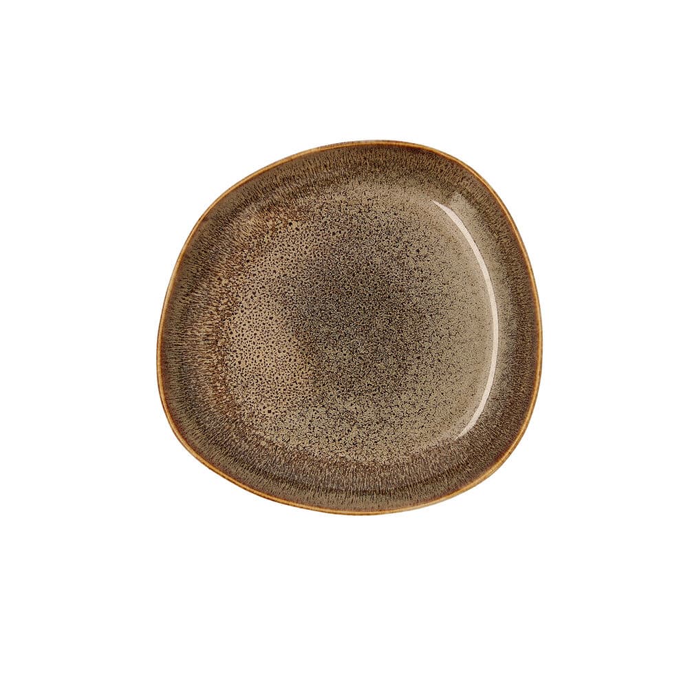 Djup tallrik Bidasoa Ikonic Keramik Brun (20,5 x 19,5 x 3,3 cm) (Pack 6x)