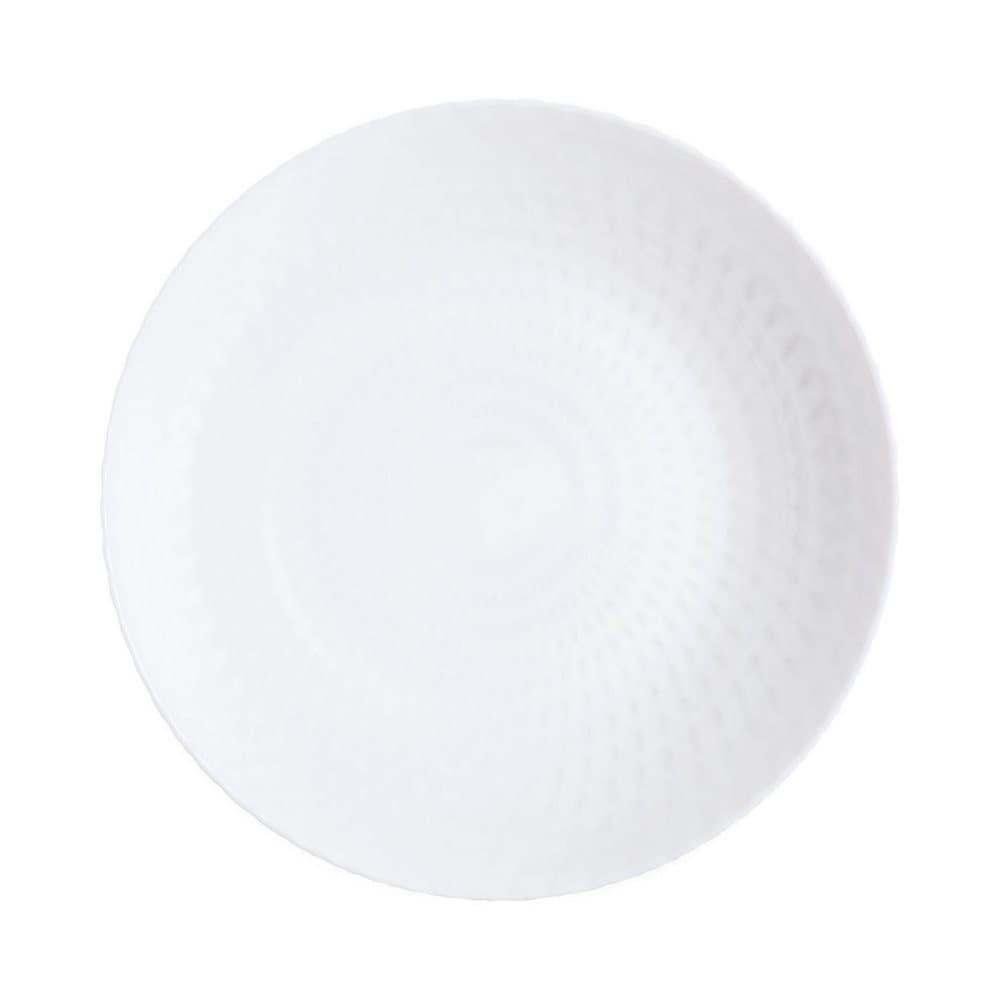 Djup tallrik Luminarc Vit Glas (20 cm)