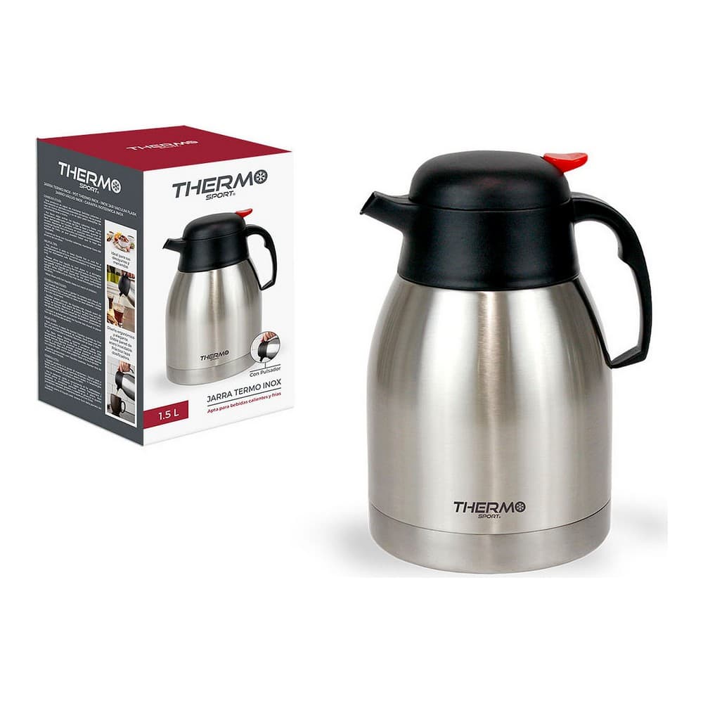 Termosbehållare ThermoSport Tryckknapp Rostfritt stål (1,5 L)