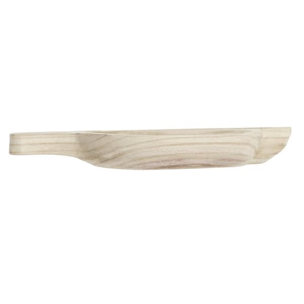 Snacksbrett DKD Home Decor Lysebrun Naturell Tropisk 38 x 21 x 5 cm 30 x 21 x 5 cm