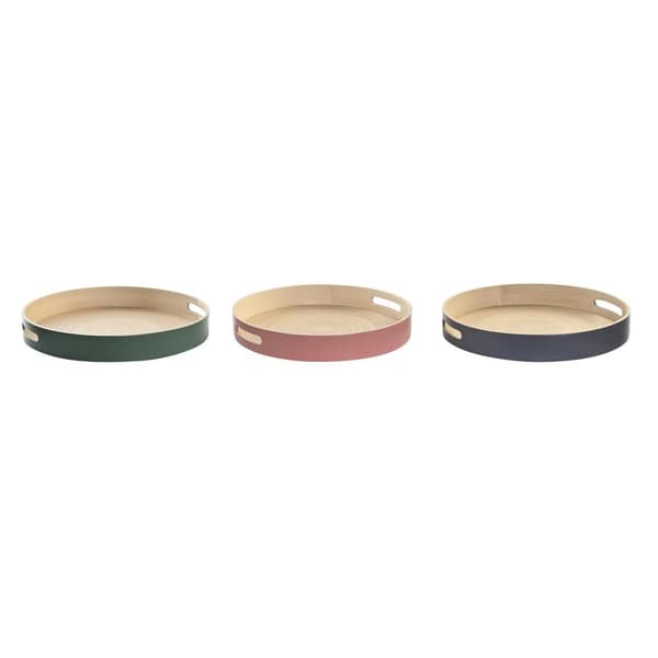 Brett DKD Home Decor 38 x 38 x 5,5 cm (3 Deler)