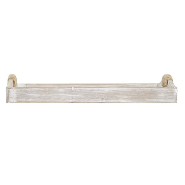 Sett med brett DKD Home Decor Flerfarget 40 x 30 x 6 cm Tre MDF (2 enheter)