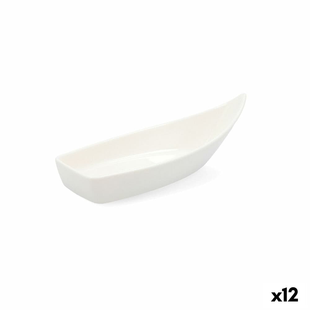 Skål Quid Select Keramik Vit (12,5 cm) (Pack 12x)