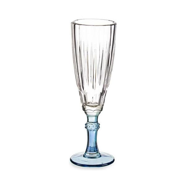 Champagneglass Vivalto Exotic Blå Krystall 170 ml