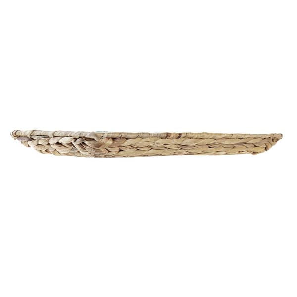 Snacksbrett DKD Home Decor Gjennomsiktig Naturell Krystall 42 x 20 x 3,5 cm