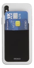 Miniatyrbild 3 av 6: DELTACO Adhesive credit card holder, 3M adhesive, black