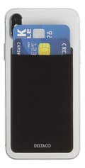 Miniatyrbild 3 av 5: DELTACO Adhesive card holder, RFID blocking, 3M adhesive, black