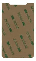Miniatyrbild 4 av 5: DELTACO Adhesive card holder, RFID blocking, 3M adhesive, black