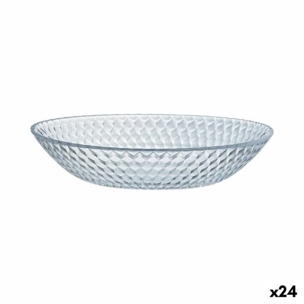 Syvä lautanen Luminarc Pampille Clear Läpinäkyvä Lasi (20 cm) (24 osaa)