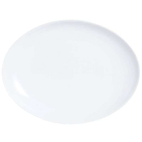 Køkkenspringvand Luminarc Diwali Oval Hvid Glas (33 x 25 cm) (12 enheder)