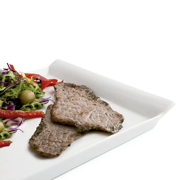 Køkkenspringvand Quid Gastro Fresh Rektangulær Keramik Hvid (36 x 25 cm) (6 enheder)