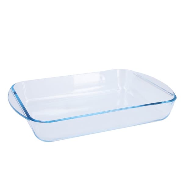 Ovnskål Pyrex Classic Vidrio Gjennomsiktig Glass Rektangulær 35 x 23 x 6 cm (6 enheter)