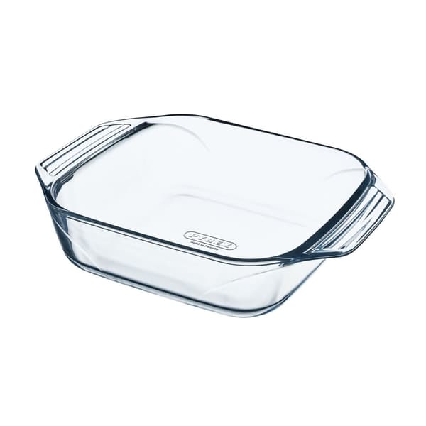 Serveringsfat Pyrex Irresistible Kvadrat Gjennomsiktig Glass 6 enheter 29,2 x 22,7 x 6,8 cm