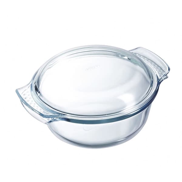 Ovnskål Pyrex Classic Vidrio Gjennomsiktig Glass 33 x 26 x 12 cm Med lokk (3 enheter)