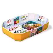 Serveringsfat Pyrex Color's Rektangulær Gul Glass 33 x 22 cm (5 enheter)